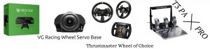 XboxOne Racing Wheel: Thrustmaster Servo, Wheel, T3PA-Pro
